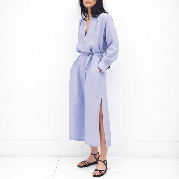 J. Crew Cabana dress in linen Size Medium - Picture 1 of 11